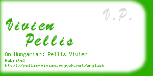 vivien pellis business card